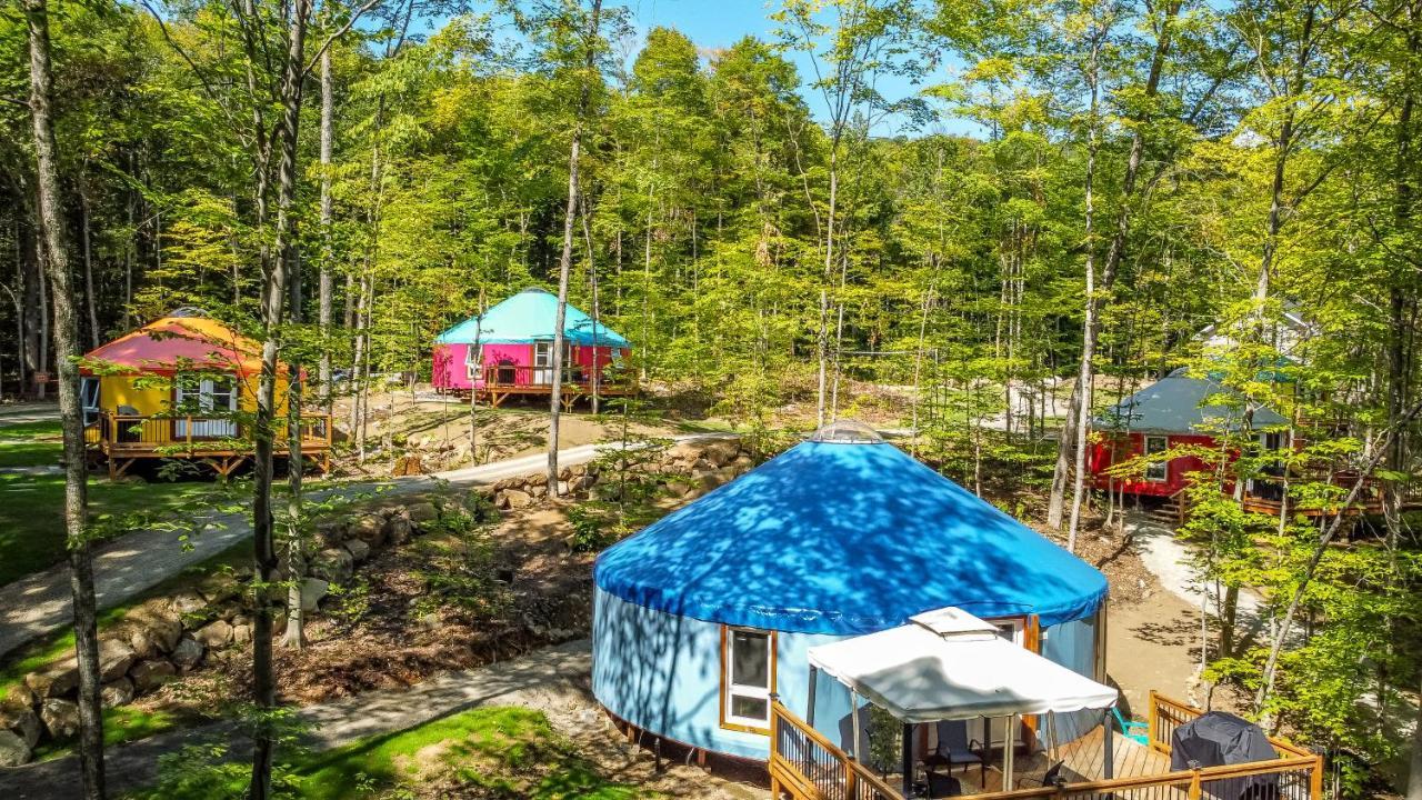 Yourtes Glamping Du Poisson Blanc Notre-Dame-du-Laus المظهر الخارجي الصورة